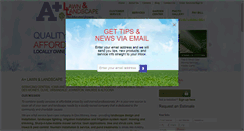 Desktop Screenshot of apluslawn.com